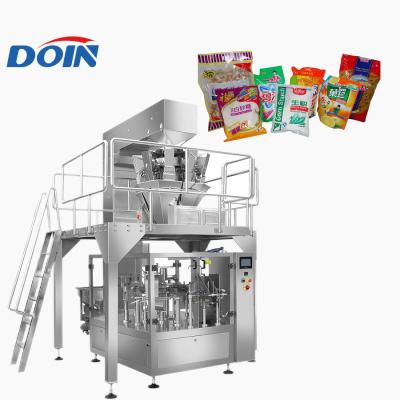 China Food Doin Spice Pouch Automatic Doypack Multihead Food Weighing Weigher Premade Bag Packing Multifunctional Doy Packaging Machinery for sale