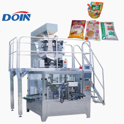 China Automatic Food Doin Low Cost Potato Chips/Cookie/Beans/Grain Snack Pouch Bag Nitrogen Vertical Packing Packaging Machine for sale