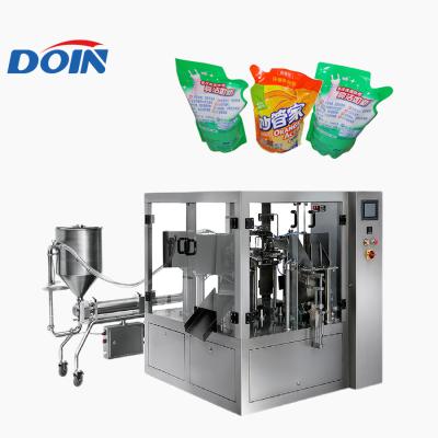 中国 Automatic Food Doin Premade Pouch StandUp Packaging Machine for Liquid Aseptic Milk Mineral Water Olive Oil 販売のため