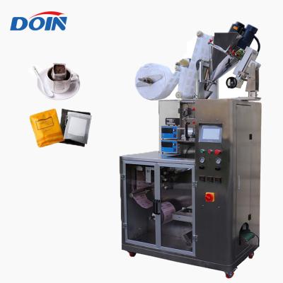 China Automatic Vertical Food Doin Cup Single Drip Filter Ground Coffee Inner Bag Packaging Machine With Wrap for sale