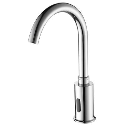 China Thermostatic Faucets Deck Mounted Brass Automatic Temperature Control Faucet motion kitchen sensor faucet automatic faucet sensor taps Grifo for sale