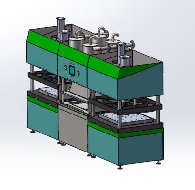 中国 全自動使い捨てランチボックス製造機 1080pcs/hr 使い捨て食器製造 販売のため