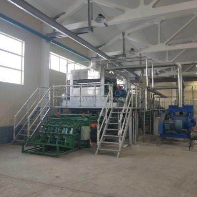 China Afvalpapier Rotary Egg Tray Machine Line 6000 stuks/uur Te koop