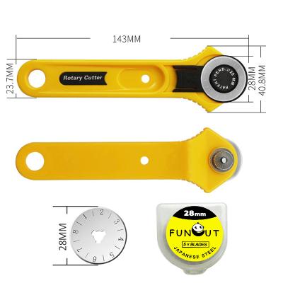 China Screw Version 5 Replacement 28 Mm Rotary Cutter Blades And Rotary Cutter Set For Olfa for sale