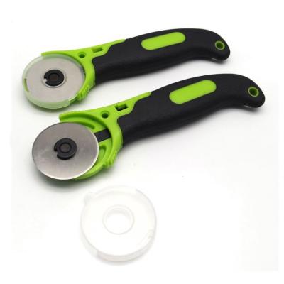 China Plastic Rotary Screw Release Fabric Textile Handle 28mm Cutter for sale