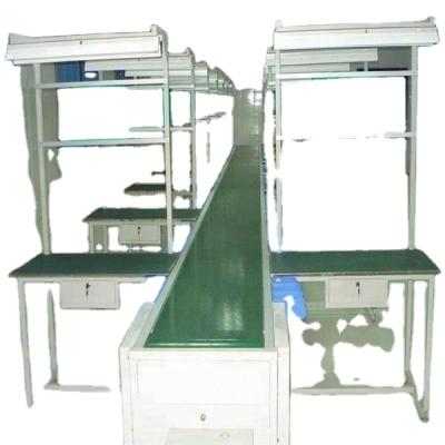 China Anti Static Mobile Phone Assembly Line Equipment Double Belt Conveyor for sale