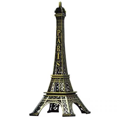 China Wholesale Europe Vintage Metal Craft Eiffel Tower Model Ornaments Souvenirs Gifts for sale