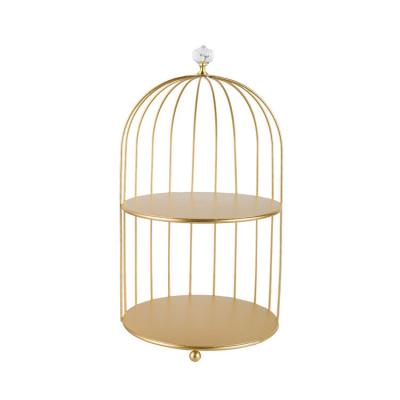 China Sustainable Metal Birdcage Rack Home Office Storage for sale