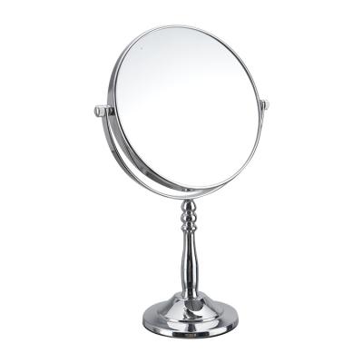 China Custom Fashion Magnifying Table Seven-inch Metal Makeup Mirror For Sale for sale