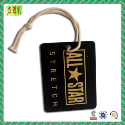 China High Quality Recyled Label Reverse Paper Hanger Label For Jeans for sale