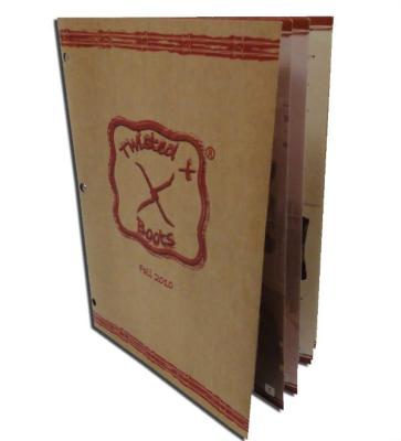 China Sustainable Kraft Paper Brochure Booklet Custom Printed Catalog Printing Servics for sale