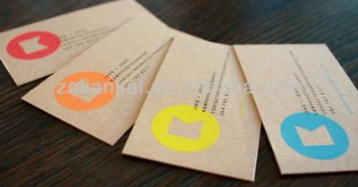 China paper & Nice Color And Cardboard Fashion Kraft Paper Business Card for sale