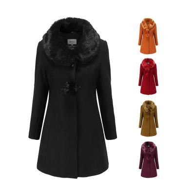 China Long Winter Warm Women Overcoat Windproof Women's Coats Sustainable for sale