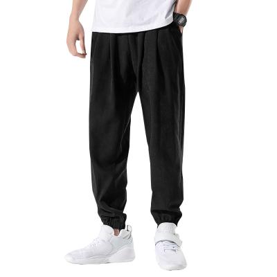 China Anti-Wrinkle 2020 Wholesale Men's Outdoor Loose Jogger Sweatpants Breathable Elastic Casual Harem Pants for sale