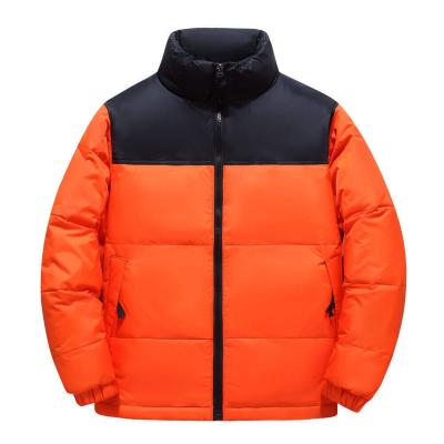 China OEM workable custom printed mens padded coats bubble warm stripper jacket winter lover jacket for men for sale