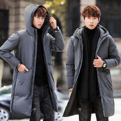 China Warm Sustainable Mens Winter Coat Down Jacket With Hoods Thick Anorak Stripper Jacket Man for sale