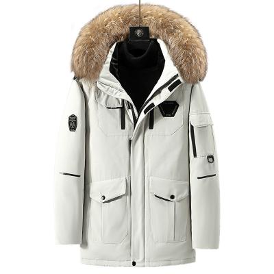 China Viable Fashion Anorak Outdoor Winter Thick Duck DownJacket Hooded Down Jackets For Men for sale