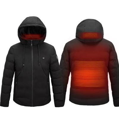 China Rechargeable Battery Sustainable Unisex Infrared Smart Passionate Winter Safety Warm Coat for sale