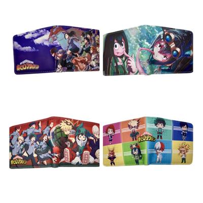 China Waterproof Hot Anime Cartoon Brought Back My Hero Academia Wallet Card Holder Wallet for sale