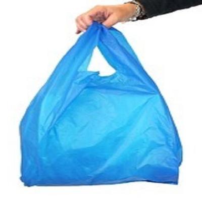 China Bolsos de basura biodegradables coloreados ácido Polylactic de la camiseta con el logotipo en venta