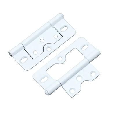 China Resists Moisture Custom In Sale White Stainless Steel 33*76*2mm Butterfly Hinge for sale