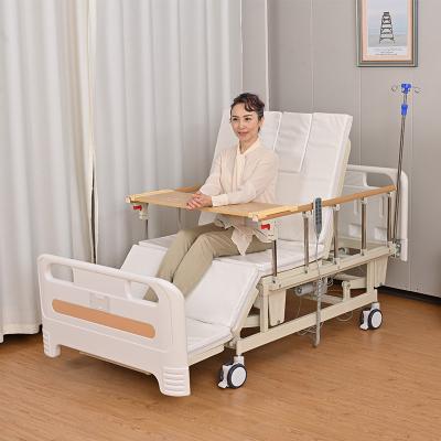 China Hosptial or F-31 ABS Home H/F Boards Stainless Steel Guardrail 5 Function Electric Home Care Bed for sale