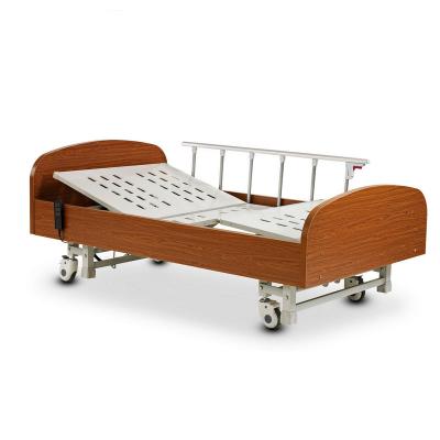 China Hospital Room Factory Supply Luxury Wooden 3 Function Adjustable Electric Nursing Bed For Hospital Nursing Home for sale