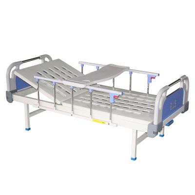 China Factory Wholesale ABS One-Function Nursing Bed Home Single Manual Medical Bed Elder Patient Hospital Bed for sale