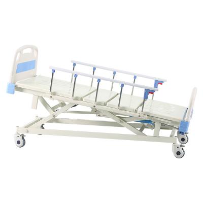 China Hosptial or Home Manufacturer Price 3 Cranks Hospital Bed Manual Nursing Medical Triple Function Hospital Beds for sale