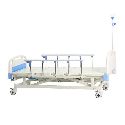 China Home Good Quality ABS Stainless Steel Icu Manual Medical Hospital Bed Hosptial Or Hospital Bed With 3 Function for sale