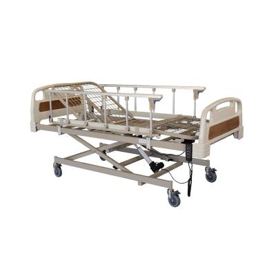 China Home Triple Function Electric Ultralow Hosptial Or Hospital Bed, Medical Head&foot Board Bed, Nursing Bed With Wheels for sale