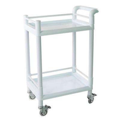 China Modern Multifunctional T ABS Plastic With One Drawer Beauty Salon Trolley Medicine Delivery Vehicle Medical Care Treatment Trolley for sale