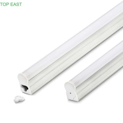 China Residential Commerical Ignition 4ft 9w 12w 18w 3000k 6500k Linear Alu Plastic Body SMD 2835 T5 Integrated Led Fixture for sale