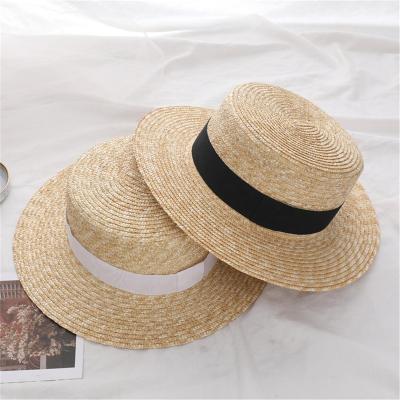 China Cuban Dobby Thailand Straw Visor Hat Supplier for sale