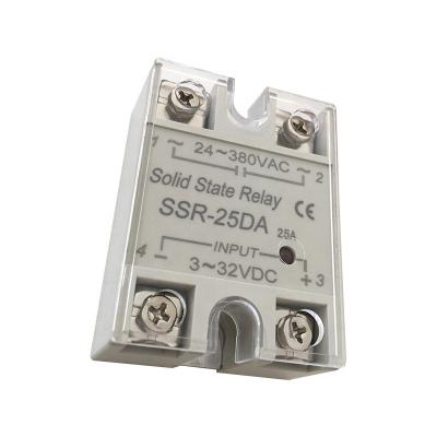 China Manufacturer Directly SSR-25DA Sealed Solid State Relay Ssr for sale