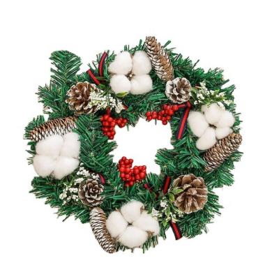 China China Products 30CM Simulation Grass Ring Door Ornaments Christmas Door Garlands Europe and America Purchase for sale