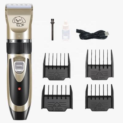 China Viable hot sale professional low noise pet haircut rechargeable electric set for sale