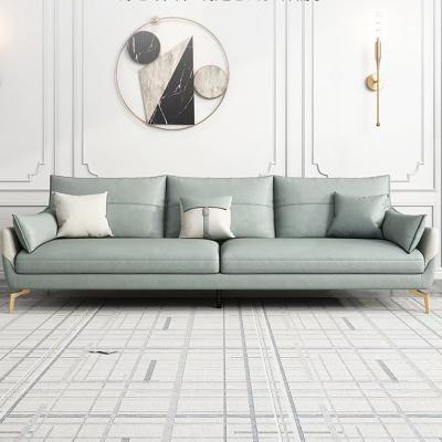 China Modular Living Room Furniture Couch Set Design Italian Design Modern Luxury Sectional Fabric Comfortable Seater Leathaire Sofa for sale