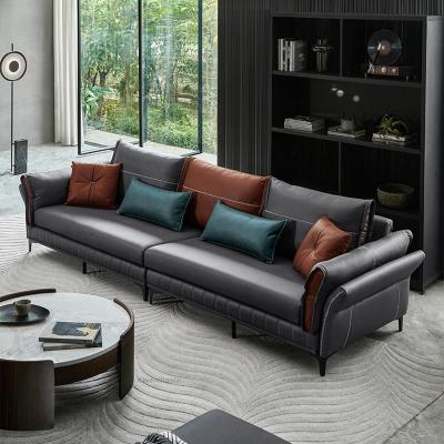 China Modular Wholesales High Quality Italian Design Couch Set Furniture Hotel Home Apartment Fabric Luxury Modern Living Room Leathaire Sofa for sale