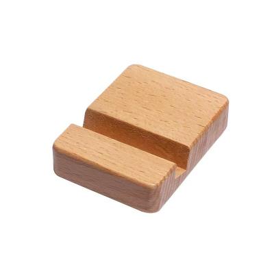 China Wooden base mobile phone bracket mobile phone tablet bracket China desktop simple mobile phone bracket for sale