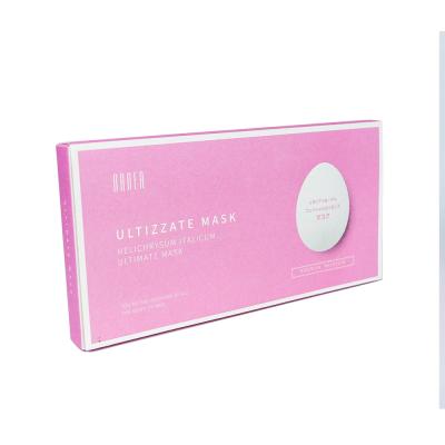 China Handmade Pink Flap Lid Packaging Mask Packaging Egg Carton Bespoke Magnetic Closure Gift Box Customized Makeup Paper Insert for sale