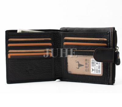 China Best Men Bifold RFID Wallet Slim Short Type RFID Leather Wallet for sale