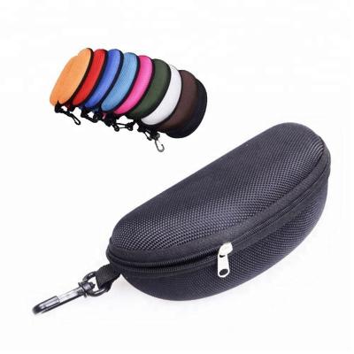 China 2021 EVA Sunglasses Case Reading Glass Zipper Box Travel Package Pouch Leather Case for sale