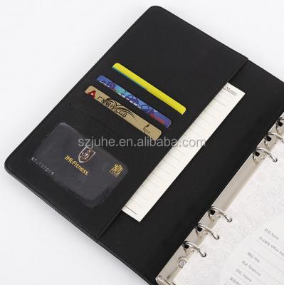 China JUHE Spiral Factory Western Faux Luxury Personalized Agenda Leather Notebooks for sale