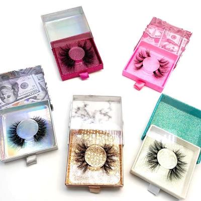 China Diana Own Label False Eyelash Full Strip Extra Long Clear Mink Eyelash for sale