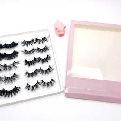 China 20mm Mink Eyelashes Natural Custom Eyelash Wholesale Box Packaging for sale