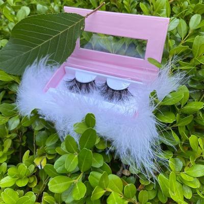 China 25-30 Times Factory Wholesale Price Custom 3d Mink Brand Mink Eyelashes With Fluffy Eyelash Logo Packaging for sale