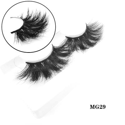 China 2021 Diana Vendor Wholesale Price Natural Long Private Label Wispy 25mm 30mm 3d Mink Eyelash 100% fluffy for sale