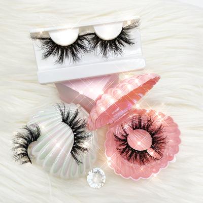 China Natural Long Mink Eyelashes 25mm-30mm Wholesale Price Customized 5d Handmade High Quality 30mm Mink Eyelash for sale