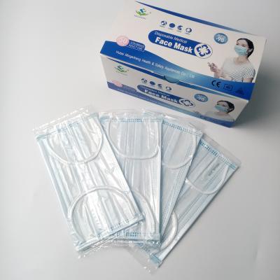 China Cheap Individual Type II Mask Earloop Mask Pack Face Mask Hygiene Surgical Masks PP Hospital 3-Ply Disposabke Medical EN 14683 Face Back for sale